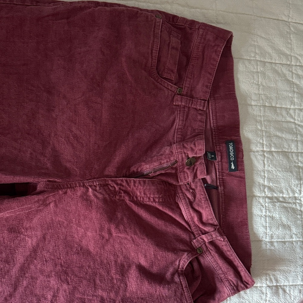 Toad&Co Women's Corduroy Ankle Pants